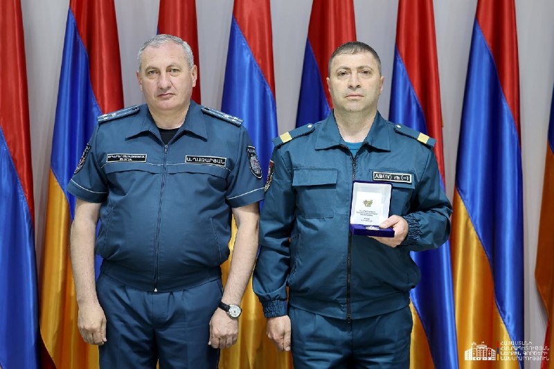 Спасатели из Капана награждены за участие в поисках на реке Памбак